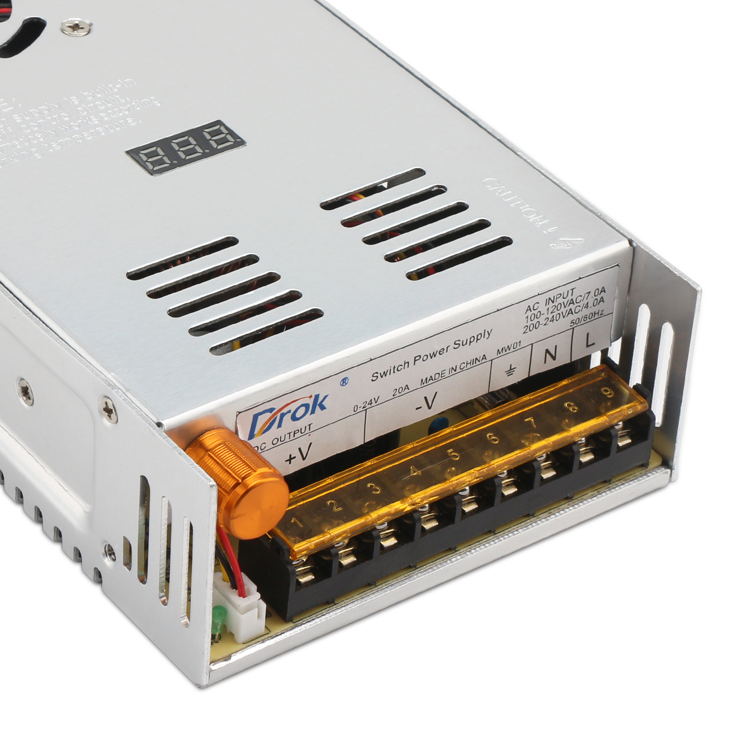 480W AC Power Supply, Digital Switching Power Supply AC 110 ~ 220V